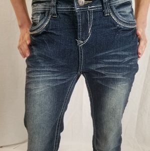 Wallflower Dark Blue Boot Cut Jeans